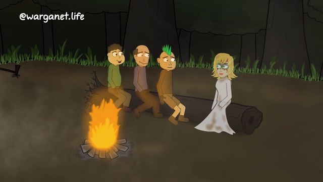 Kartun Horor Hantu Pendaki - Warganet Life