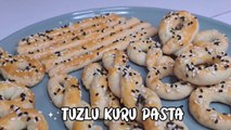 Bayatlamayan Tuzlu Kuru Pasta Tarifi - Kolay Pratik Tuzlu Kurabiye Tarifi