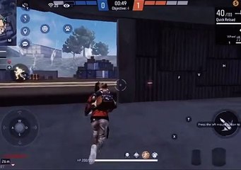 Free Fire Famas skin awsome gamplay | Thron