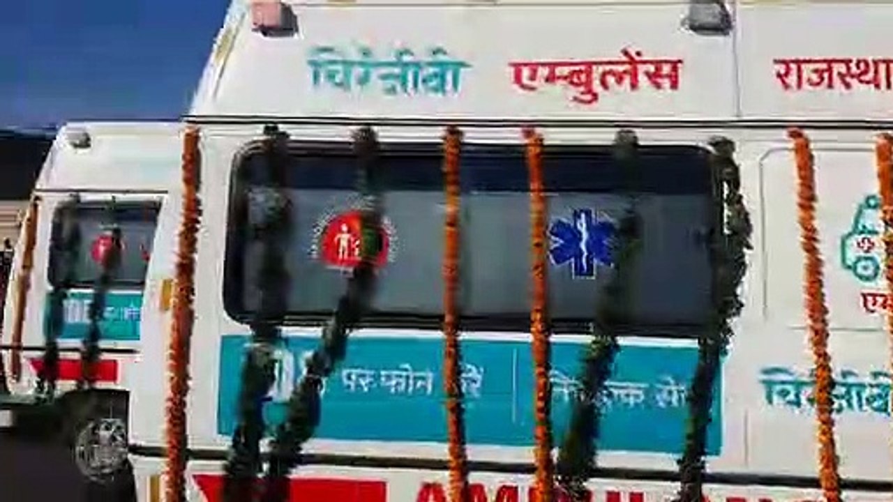 जयपुर से 167 नवीन 108 आपातकालीन एंबुलेंसों को रवाना किया।