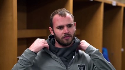 Hunter Renfrow and Josh Jacobs Postgame Media _ Week 16 vs. Steelers _ NFL