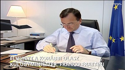 Elhunyt Berlusconi külügyminisztere, Franco Frattini