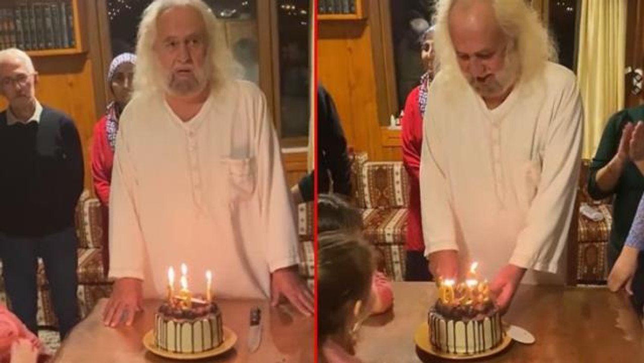 Hasan Mezarcı yine sahnede! Noel'de doğum günü kutlaması yaptı, çevresindekiler "İyi ki doğdun Mesih" tezahüratı yaptı