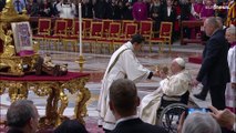 More than 7,000 gather in St Peter's Basilica for midnight Christmas mass led by Pope