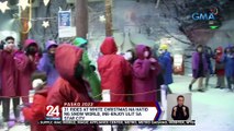 31 rides at white christmas na hatid ng Snow World, ine-enjoy ulit sa Star City | 24 Oras Weekend