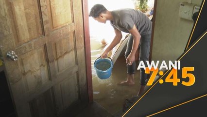 Banjir Kelantan | Bekalan air tiada, guna air banjir cuci rumah