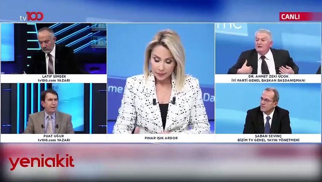 TV100 canlı yayınında gergin anlar! Reklama girmek zorunda kaldılar: Senin alnını karışlarım