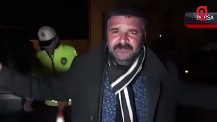 Arkadaşı alkollü araç kullanırken yakalandı: Gazeteciyi görünce fenomen olmak için ne yapacağını şaşırdı