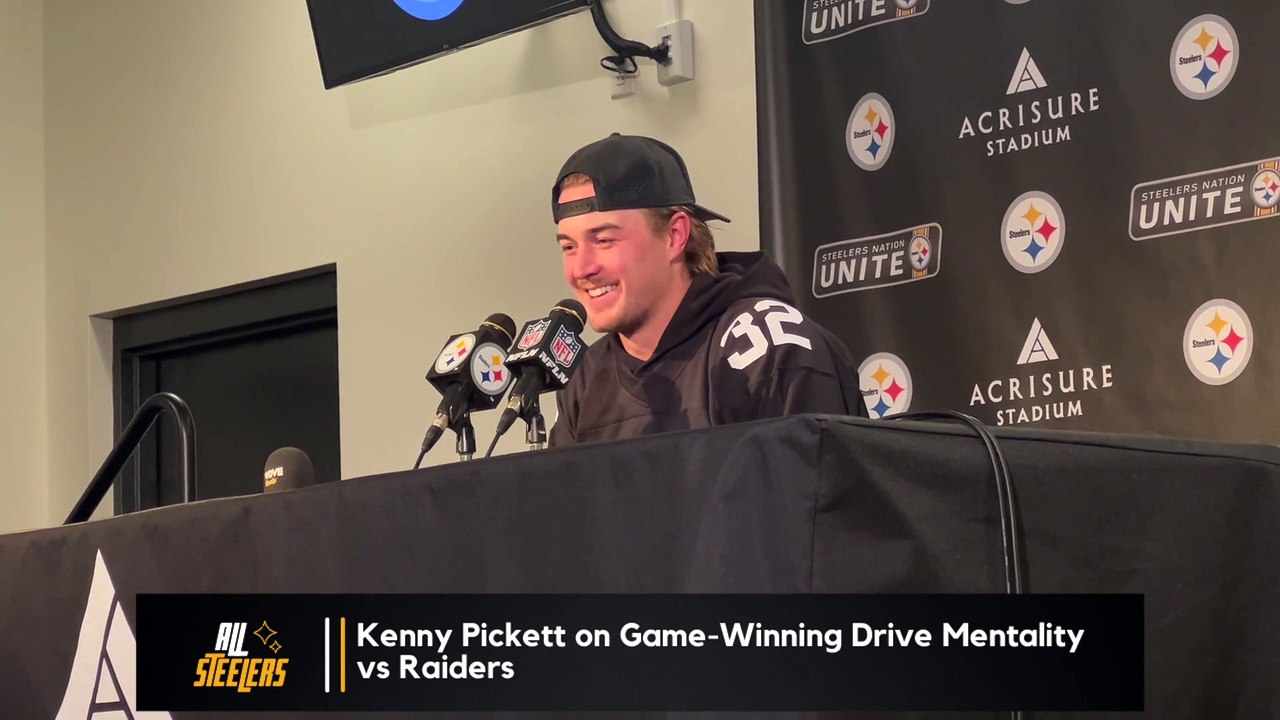 Kenny Pickett on Steelers GameWinning Drive vs. Raiders video