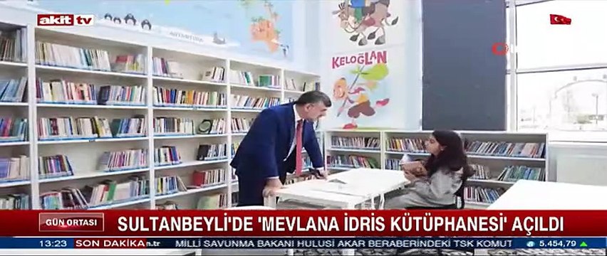 Sultanbeyli'de Mevlana İdris Kütüphanesi açıldı