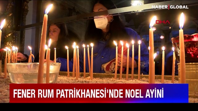 Fener Rum Patrikhanesi'nde Noel Ayini düzenlendi! İstanbul yılbaşına böyle hazırlandı!