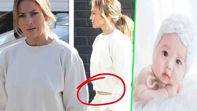 Bennifer has a baby?? JLo flaunts big belly when she goes out for a last-minute Christmas shopping