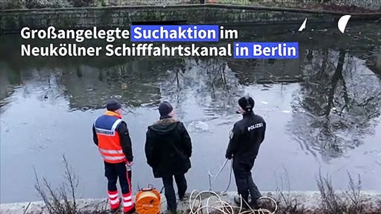 Polizeitaucher suchen in Berlin Beweisstücke zu Dresdner Juwelenraub