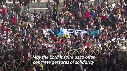 Pope urges end to 'senseless war' in Ukraine during his Christmas message