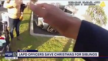 LAPD save family’s Christmas after their toys went up in flames