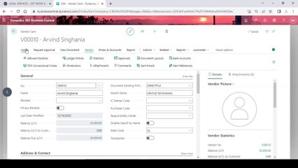 Pay to Vendor using its Vendor Card || Easy Pay System in BC