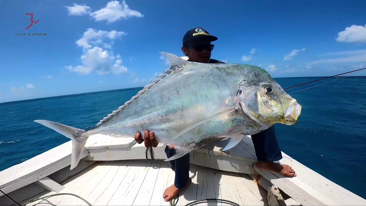 AMAZING!!! Only 0,6 Lbs POWER, but this ROD rod can catch very big fish || ULTRALIGHT JIGGING || Diamond Trevally