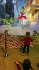 Little Girl Imitates Ballerina