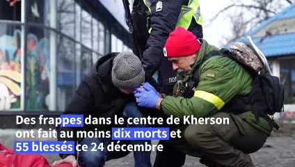 Ukraine: la Russie frappe le centre de Kherson