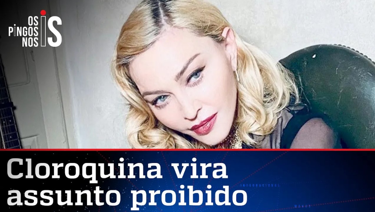 Madonna é censurada por post sobre cloroquina