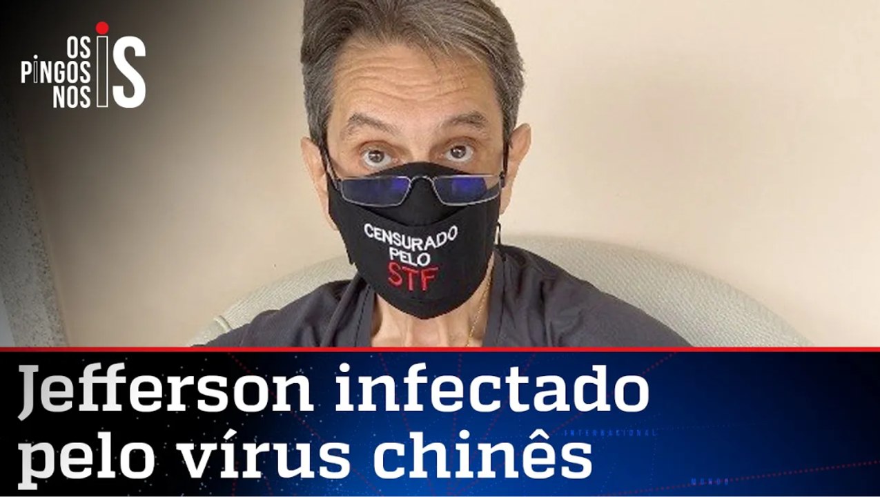 Roberto Jefferson está com Covid e tomando cloroquina
