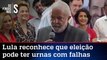 Lula admite que urnas podem falhar e questiona: 'Que crime Bolsonaro cometeu?'_