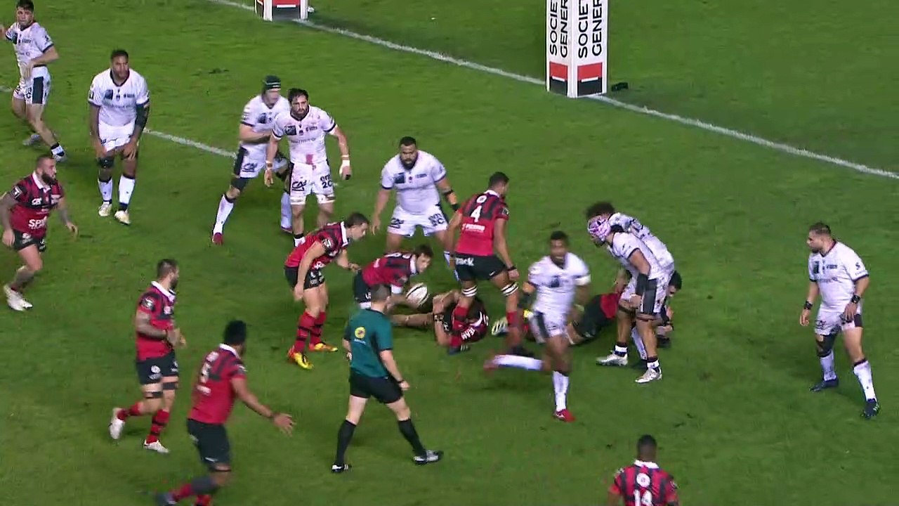 TOP 14 - Essai de Jiuta WAINIQOLO 2 (RCT) - RC Toulon - LOU Rugby - Saison 2022:2023