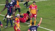 TOP 14 - Essai de Léo COLY (MHR) - Montpellier Hérault Rugby - USA Perpignan - Saison 2022:2023