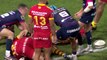 TOP 14 - Essai de Louis CARBONEL (MHR) - Montpellier Hérault Rugby - USA Perpignan - Saison 2022:2023