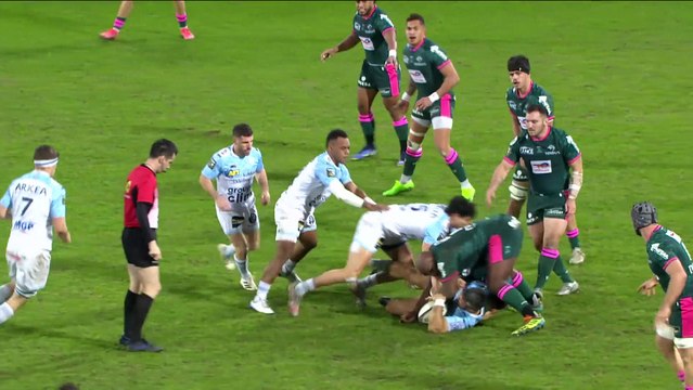 TOP 14 - Essai de Emilien GAILLETON (SP) - Section Paloise - Aviron Bayonnais - Saison 2022:2023