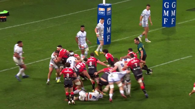 TOP 14 - Essai de Emmanuel MEAFOU (ST) - Stade Toulousain - Castres Olympique - Saison 2022:2023
