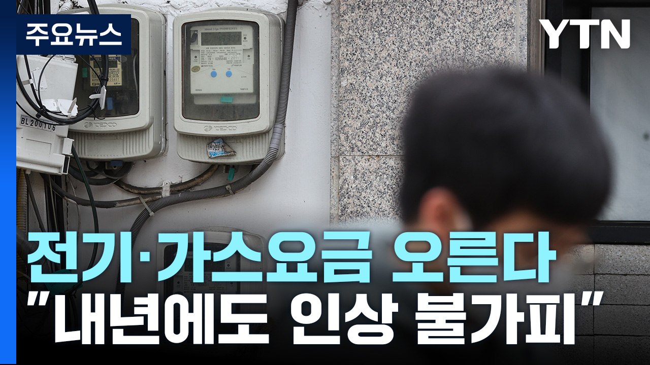 [뉴스라이더] "전기·가스요금 내년에도 '상당 폭' 인상 불가피" / YTN