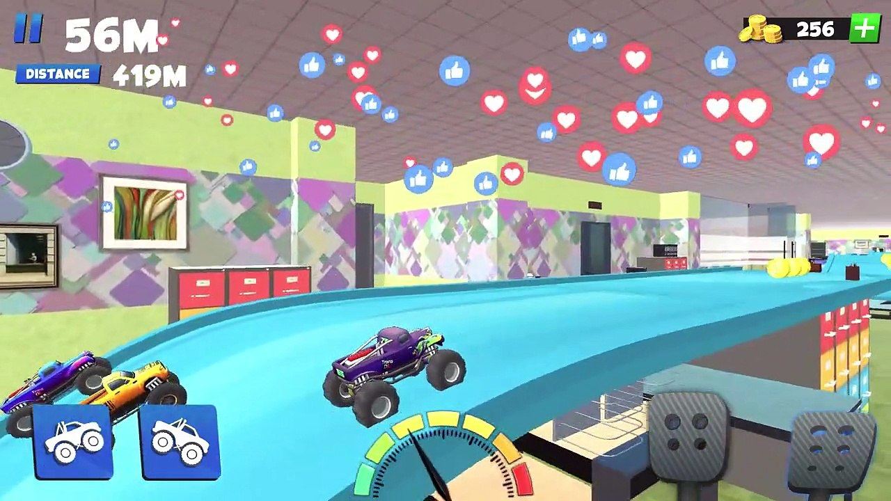 Race Off 2 Sports Car Games / 4x4 Monster Truck Stunts Car Driver / Android GamePlay