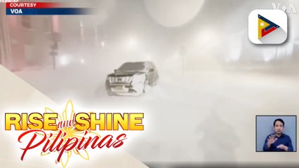 Pananalasa ng winter storm sa Amerika, dalawa ang patay