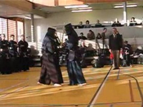 Kendo geiko championnat de Belgique 2008 (combat Yu-Hi) 3