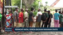 Peringati Natal, Gereja Bagikan Makanan Gratis