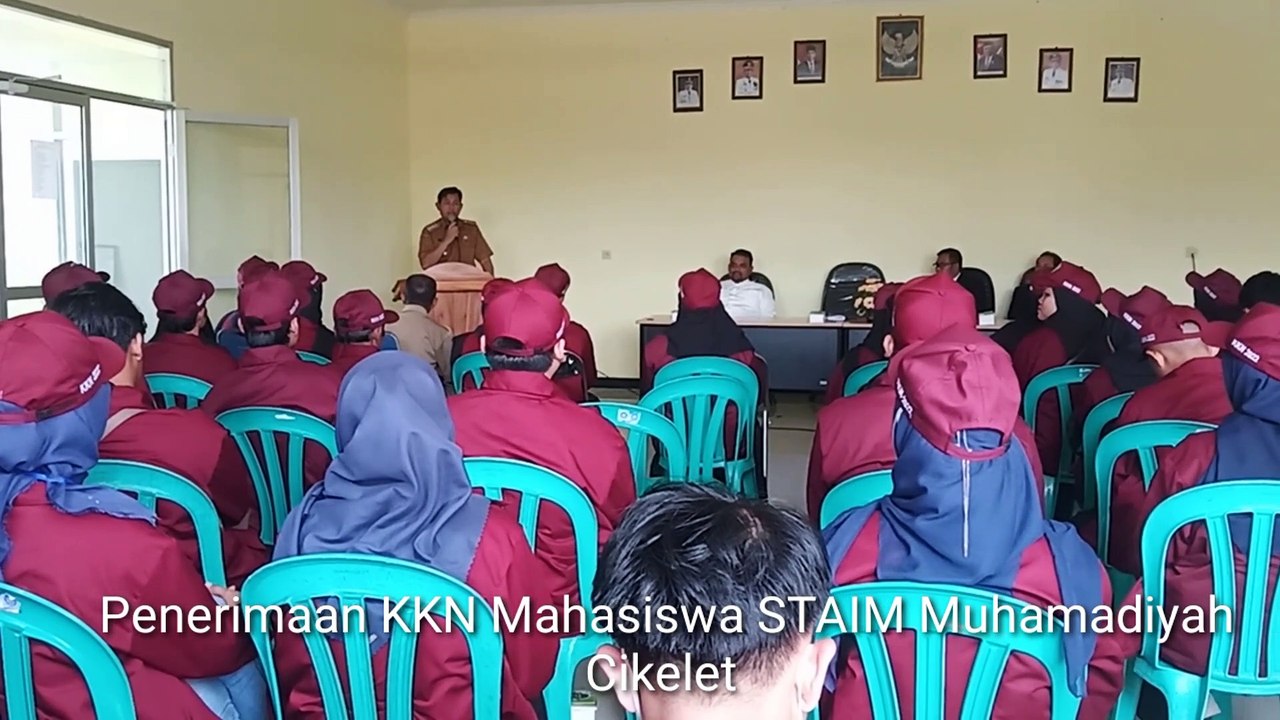 Camat Caringin Menerima KKN Mahasiswa STAIM Muhamadiyah Cikelet Garut