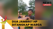 Dua Jambret Ditangkap Warga dan Diserahkan ke Polisi, Ini Tampangnya