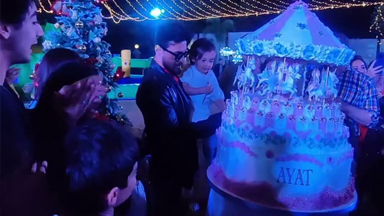 Arpita Khan Aayush Sharma Daughter Ayat 3rd Birthday Celebration Inside Full Video । *Entertainment