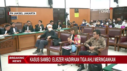 Ceritakan Kondisi Eliezer saat Pertemuan Pertama, Saksi Ahli Psikologi: Terlihat Sangat Cemas