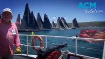 Fleet sets sail: Yachts leave harbour as 77th annual Sydney to Hobart begins