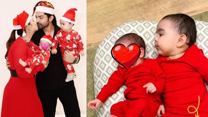 Debina Bonnerjee Gurmeet Choudhary Daughters First Christmas Celebration Video Viral । *Entertaiment