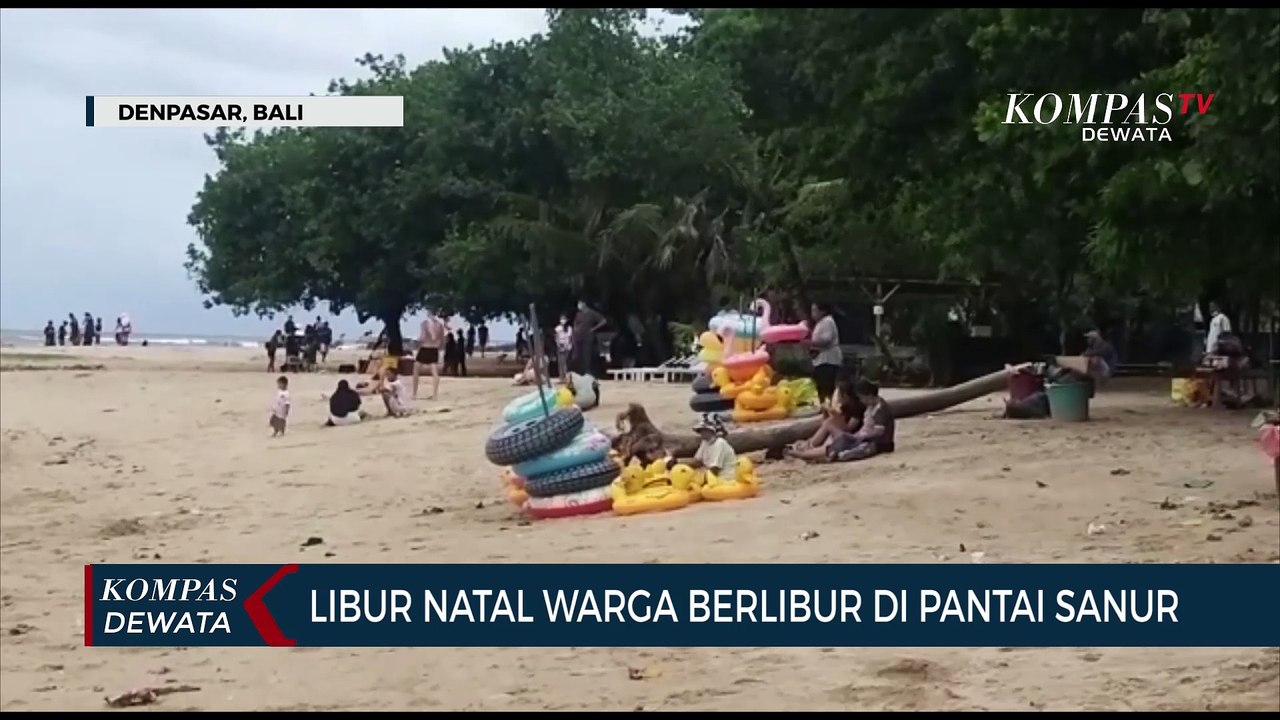 Libur Natal, Wisata Pantai Sanur Ramai Wisatawan