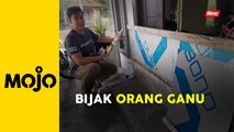 Guna papan ACP, gam silikon elak air masuk rumah