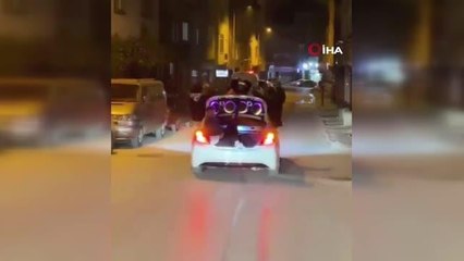 Asker uğurlaması mahalleyi çileden çıkardı