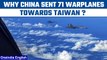 China escalates Taiwan issue again, sends 71 warplanes and 7 ships| Oneindia News *News