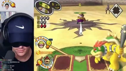 Este streamer completa Super Mario Baseball con los ojos tapados