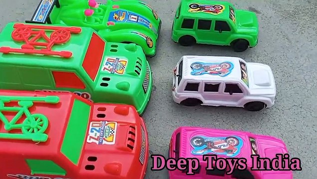 new toys cartoon video/gadi Wala toys carton video/jcb/car/deep toys India