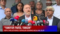 HDP'li vekilden, ''Yanıyor Paris, yansın'' notuyla skandal paylaşım