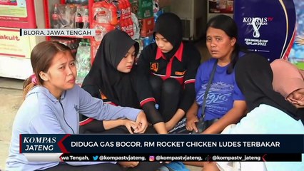 Diduga Gas Bocor, Rumah Makan Rocket Chicken Ludes Terbakar
